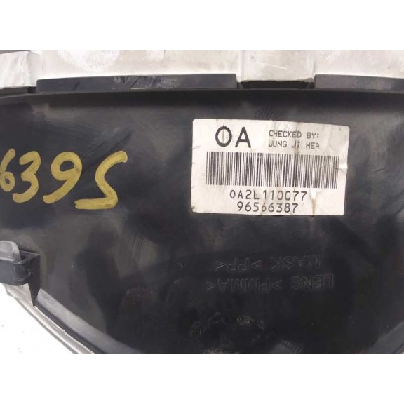 Recambio de cuadro instrumentos para daewoo matiz cd referencia OEM IAM 96566387  