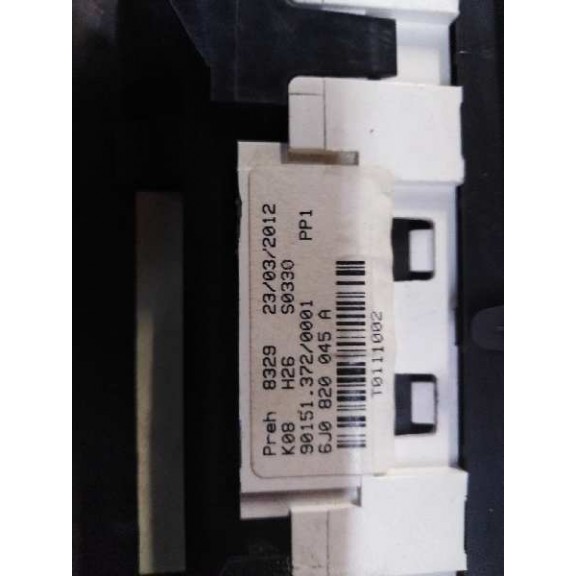 Recambio de mando calefaccion / aire acondicionado para seat ibiza (6j5) 1.2 12v referencia OEM IAM 6J0820045A  