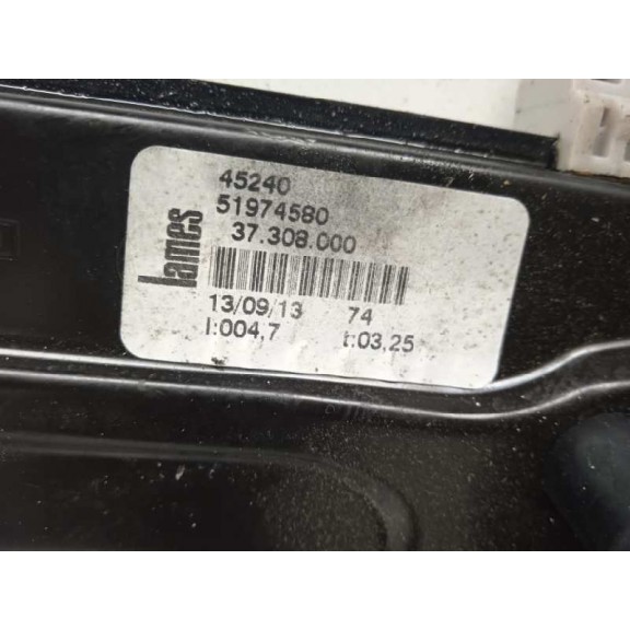 Recambio de elevalunas delantero izquierdo para lancia ypsilon (402) gold referencia OEM IAM 51974580 ELECTRICO 5P 2 CABLES