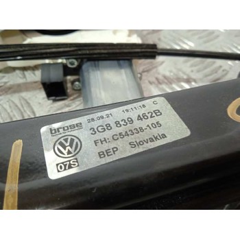 Recambio de elevalunas trasero derecho para volkswagen arteon (3h8) referencia OEM IAM 3G8839462B 4K0959801 2 PINS