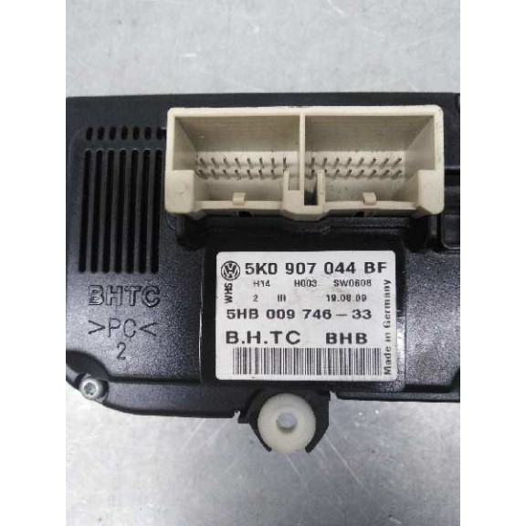 Recambio de mando climatizador para volkswagen golf vi variant (aj5) advance referencia OEM IAM 5K0907044BF 5K0907044CBZJU 5K090