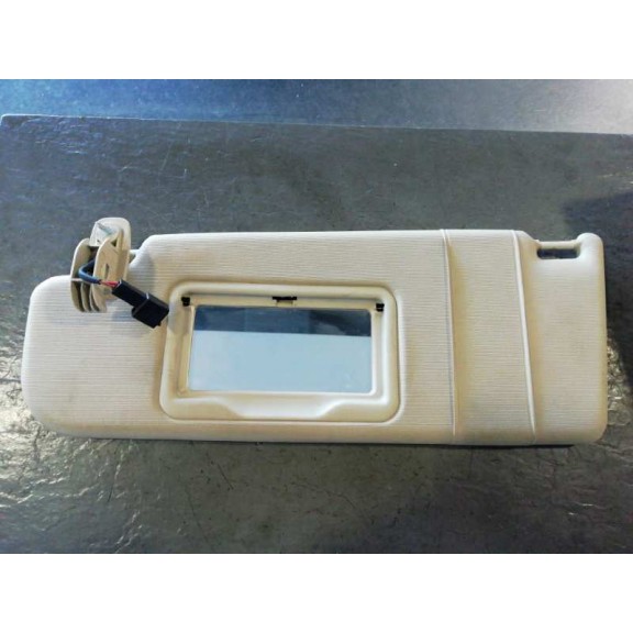Recambio de parasol izquierdo para volkswagen new beetle (9c1/1c1) 1.9 tdi referencia OEM IAM 3B0857551A TAPA ESPEJO ROTA COLOR 