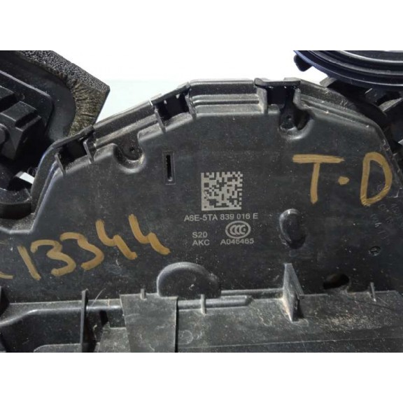Recambio de cerradura puerta trasera derecha para seat arona reference referencia OEM IAM A6E5TA839016E 7 PINES 