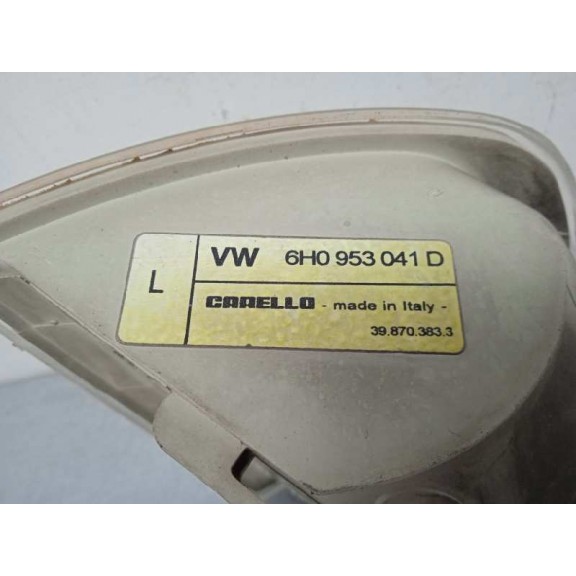 Recambio de piloto delantero izquierdo para seat arosa (6h1) stylo referencia OEM IAM 6H0953041D SOPORTE TOCADO BLANCO