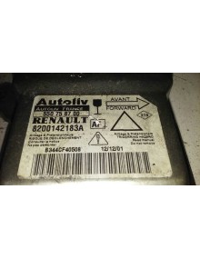 Recambio de centralita airbag para renault laguna ii (bg0) expression referencia OEM IAM 8200142183A   2
