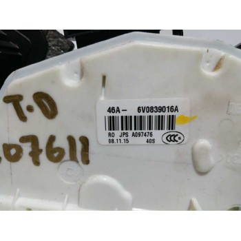 Recambio de cerradura puerta trasera derecha para skoda fabia ambition referencia OEM IAM 6V0839016A  7 PIN