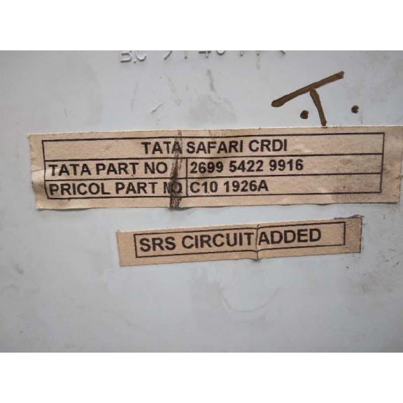 Recambio de cuadro instrumentos para tata safari 2.2 referencia OEM IAM 269954229916  