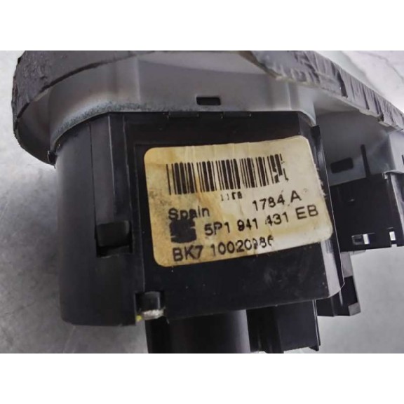 Recambio de mando luces para seat altea xl (5p5) reference ecomotive referencia OEM IAM 5P1941431EB PELADO SALPICADERO