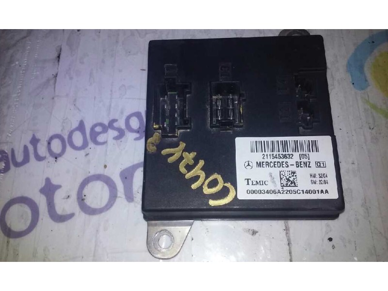 Recambio de modulo electronico para mercedes-benz clase e (w211) berlina 3.0 cdi cat referencia OEM IAM 2115453632  
