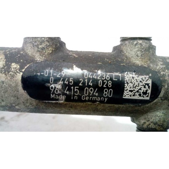 Recambio de rampa inyectora para peugeot 206 berlina 1.4 hdi referencia OEM IAM 0445214028  9641509480