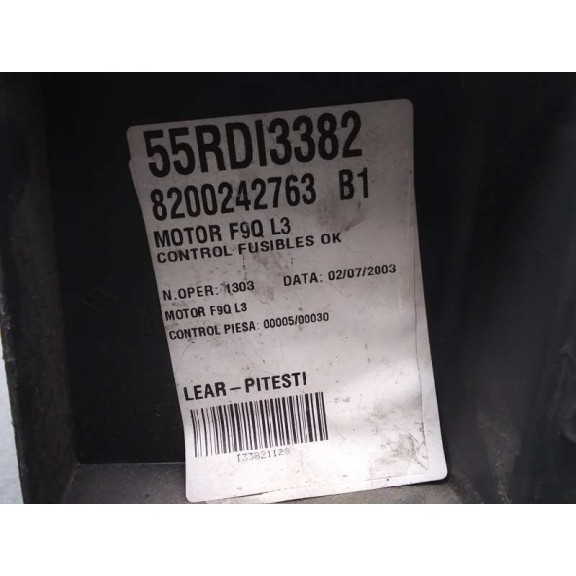 Recambio de caja reles / fusibles para renault espace iv (jk0) authentique referencia OEM IAM 8200242763  