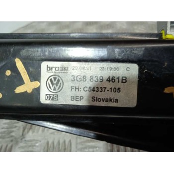 Recambio de elevalunas trasero izquierdo para volkswagen arteon (3h8) referencia OEM IAM 3G8839461B 4K0959802 2 PINS
