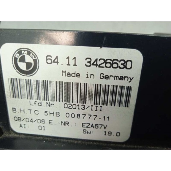 Recambio de mando climatizador para bmw x3 (e83) 2.0d referencia OEM IAM 64113426630  