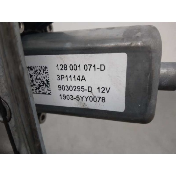 Recambio de elevalunas delantero derecho para renault clio iv 0.9 referencia OEM IAM 128001071D 2 PINES 