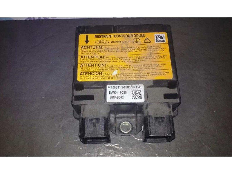 Recambio de centralita airbag para ford fiesta (cbk) ambiente referencia OEM IAM 5WK43030 2S6T14B056BP 