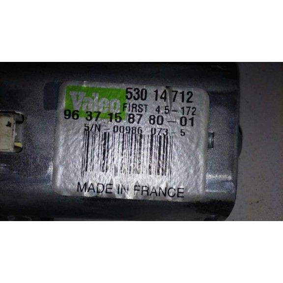 Recambio de motor limpia trasero para citroën c4 coupe vtr referencia OEM IAM 9637158780  