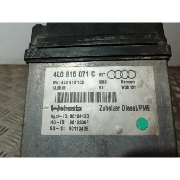 Recambio de valvula aire adicional para audi q7 (4l) 3.0 tdi referencia OEM IAM 000002031232 CALEFACCION AUXILIAR 