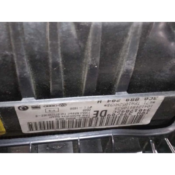 Recambio de kit airbag para volkswagen passat berlina (3c2) advance plus referencia OEM IAM 3C1857003 PRETENSORES SALTADOS 