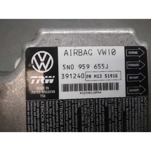 Recambio de kit airbag para volkswagen passat berlina (3c2) advance plus referencia OEM IAM 3C1857003 PRETENSORES SALTADOS 