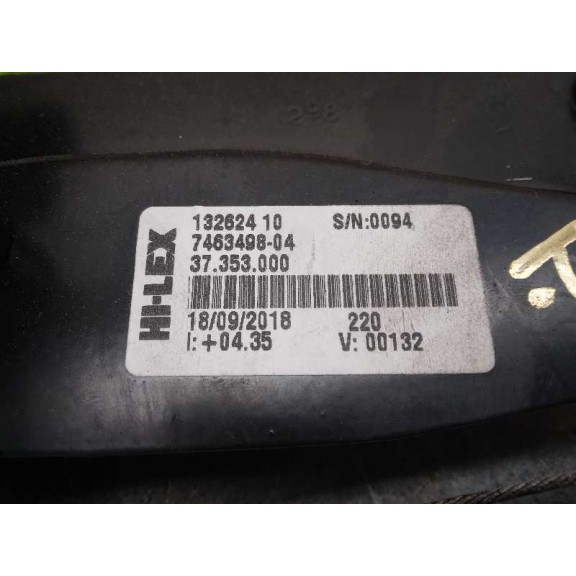 Recambio de elevalunas trasero derecho para mini mini (f56) one d referencia OEM IAM 13262410 71019003 5 PINES