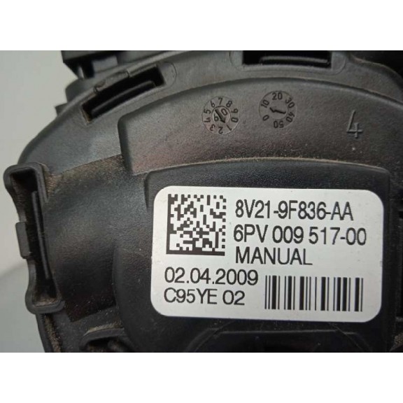 Recambio de potenciometro pedal para ford fiesta (cb1) ghia referencia OEM IAM 8V219F836AA 6PV00951700 6 CABLES