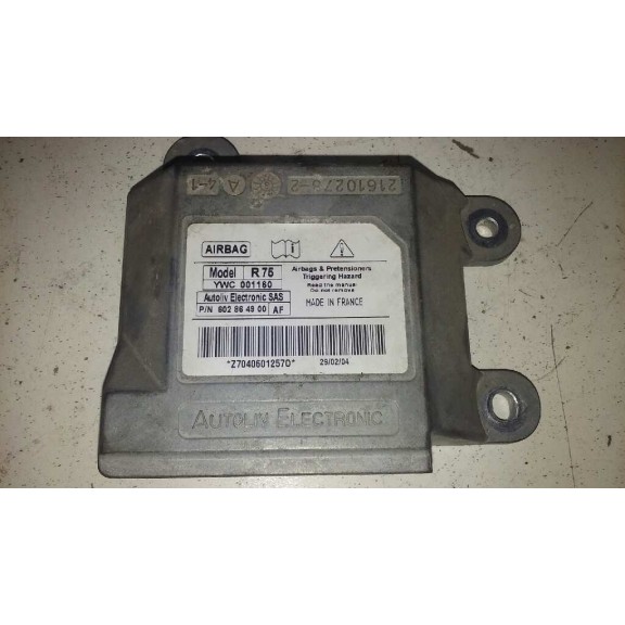 Recambio de centralita airbag para mg serie 75 (j/rj) classic referencia OEM IAM 802864900AF  