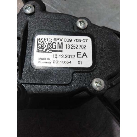 Recambio de potenciometro pedal para opel astra j lim. excellence referencia OEM IAM 13252702  