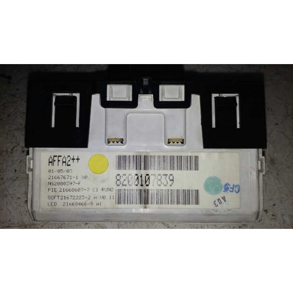 Recambio de display para renault megane ii berlina 5p authentique referencia OEM IAM 8200107839  