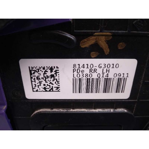 Recambio de cerradura puerta trasera izquierda para hyundai i30 cw (pd) family referencia OEM IAM 81410G3010 5 PINES 