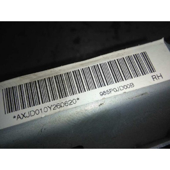 Recambio de airbag cortina delantero derecho para nissan qashqai (j10) acenta referencia OEM IAM 985P0JD00B  