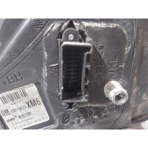Recambio de retrovisor derecho para opel astra gtc cosmo referencia OEM IAM GM13312933XM6  