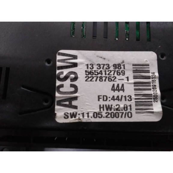 Recambio de display para opel zafira b family referencia OEM IAM 13373981  