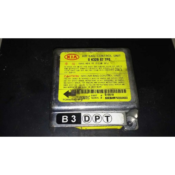 Recambio de centralita airbag para kia rio 1.5 cat referencia OEM IAM OK32B677F0  