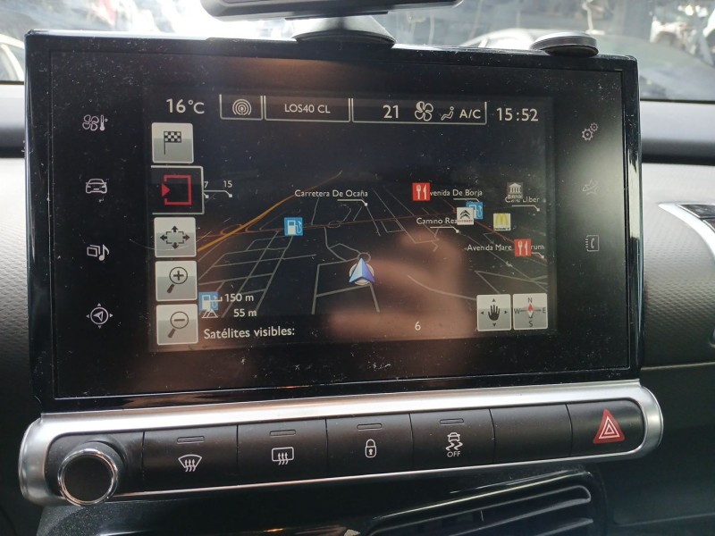 Recambio de pantalla multifuncion para citroën c4 cactus 1.2 thp 110 referencia OEM IAM   