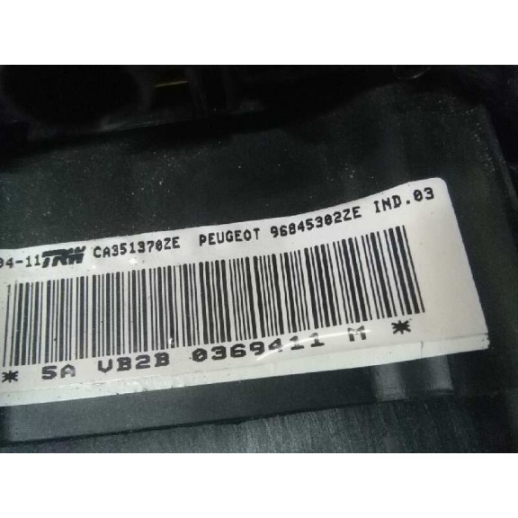 Recambio de airbag delantero izquierdo para peugeot 3008 1.6 hdi fap referencia OEM IAM 96845302ZE  