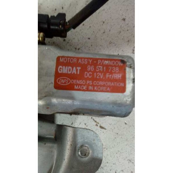 Recambio de elevalunas delantero derecho para daewoo kalos 1.4 se referencia OEM IAM 96541738 ELECTRICO 5P 2 PINS