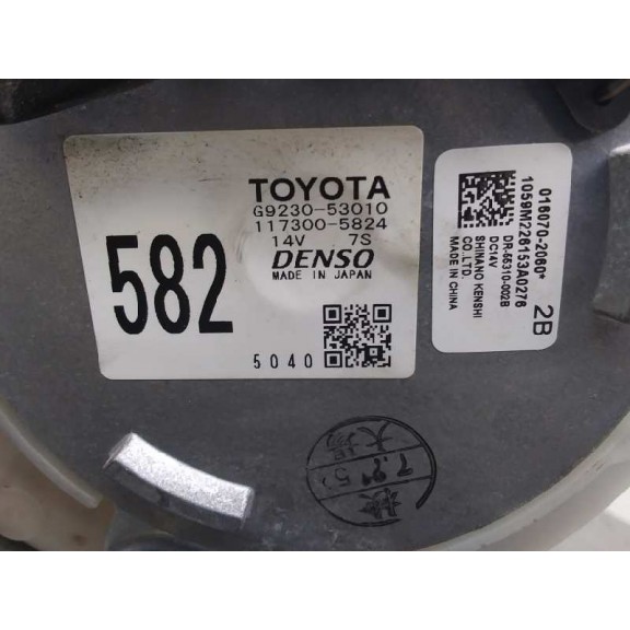 Recambio de motor calefaccion para lexus is 300h referencia OEM IAM 1173005824 G923053010 