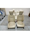 Recambio de juego asientos completo para jaguar xf 2.2 diesel luxury referencia OEM IAM  CUERO BEIGE REGULACION ELECTRICA
