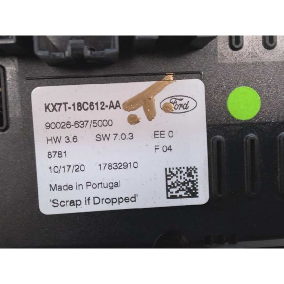 Recambio de mando climatizador para ford focus titanium referencia OEM IAM KX7T18C612AA  