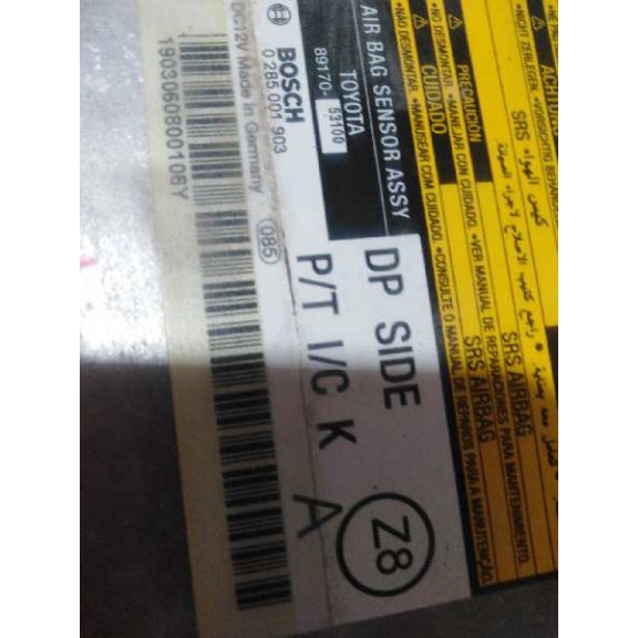 Recambio de centralita airbag para lexus is200 (ds2/is2) 250 v6 referencia OEM IAM 0285001903 8917053100 