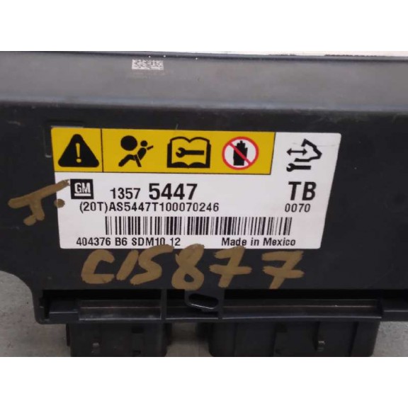 Recambio de kit airbag para opel insignia berlina 2.0 cdti cat referencia OEM IAM 13575447 1 SERIE 