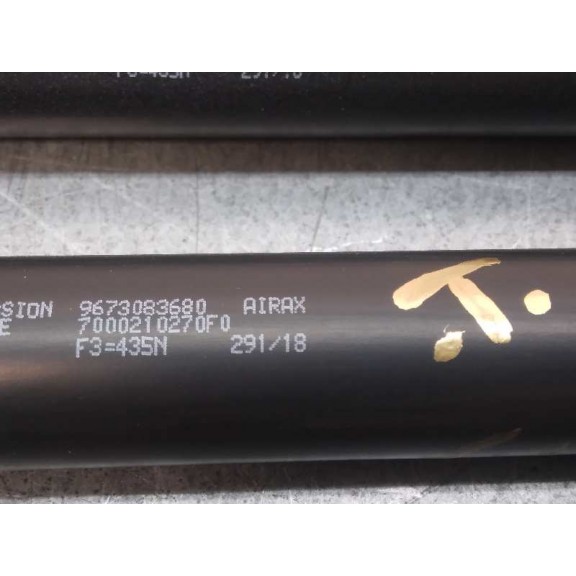 Recambio de amortiguadores maletero / porton para peugeot 208 referencia OEM IAM 9673083680 X2 48 CM