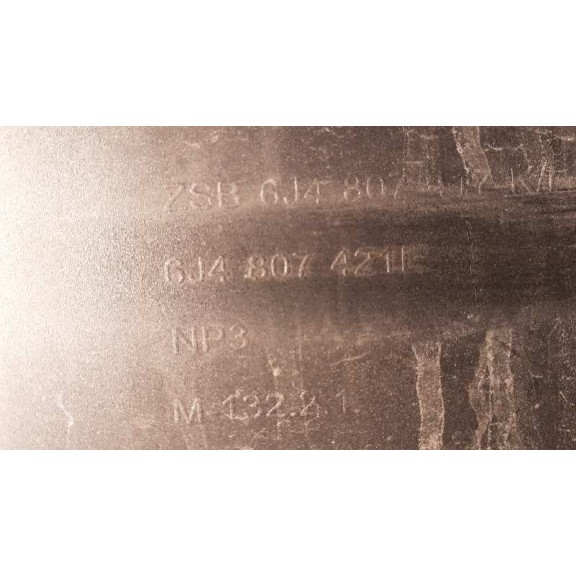 Recambio de paragolpes trasero para seat ibiza (6j5) referencia OEM IAM 6J4807421L NEGRO 5 PUERTAS