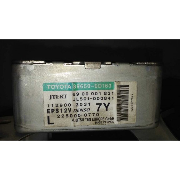 Recambio de centralita direccion para toyota yaris 1.4 turbodiesel cat referencia OEM IAM 896500D160  
