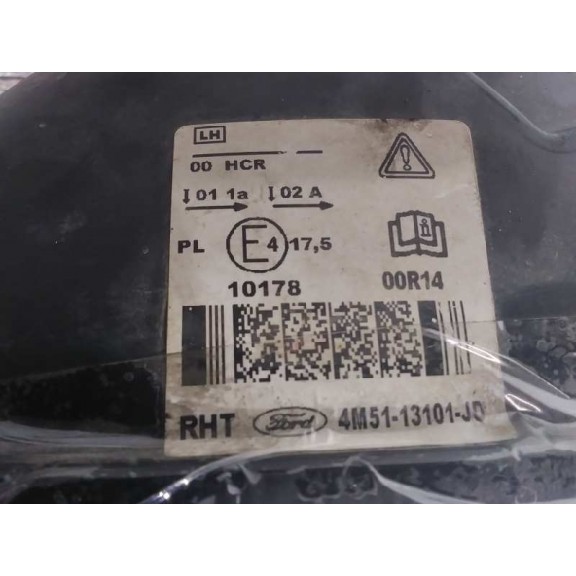 Recambio de faro izquierdo para ford focus berlina (cap) ambiente (d) referencia OEM IAM 4M5113101JD  