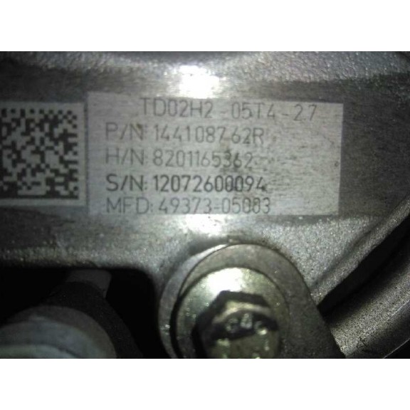 Recambio de turbocompresor para renault megane iii berlina 5 p dynamique referencia OEM IAM 49373-05003 4937305003 IMPRESCINDIBL