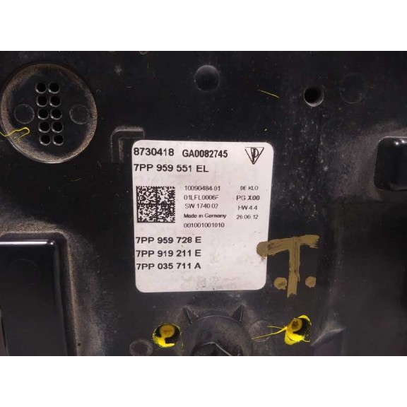 Recambio de luz interior para porsche panamera diesel referencia OEM IAM 7PP959551EL  