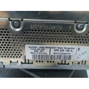 Recambio de sistema audio / radio cd para seat toledo (5p2) exclusive referencia OEM IAM  NAVEGADOR 