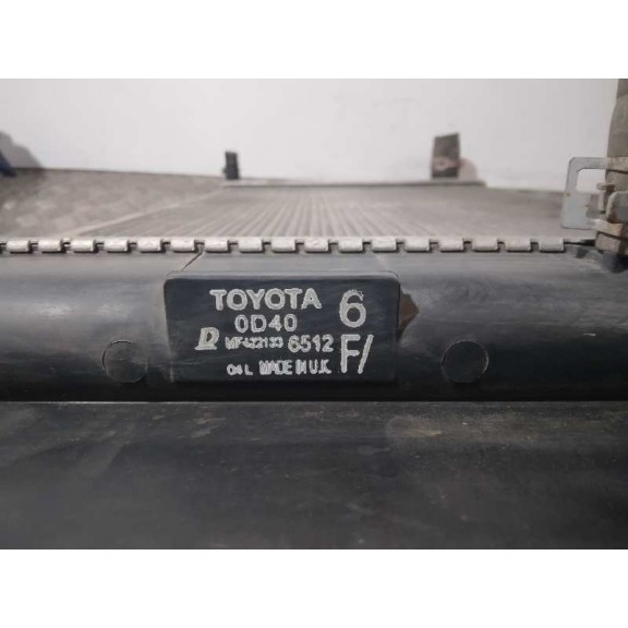 Recambio de radiador agua para toyota auris básico referencia OEM IAM MF4221336512 37X60 