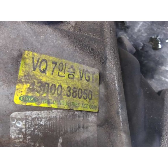 Recambio de caja cambios para kia carnival 2.9 crdi vgt active referencia OEM IAM 4300038050 MANUAL 5V 